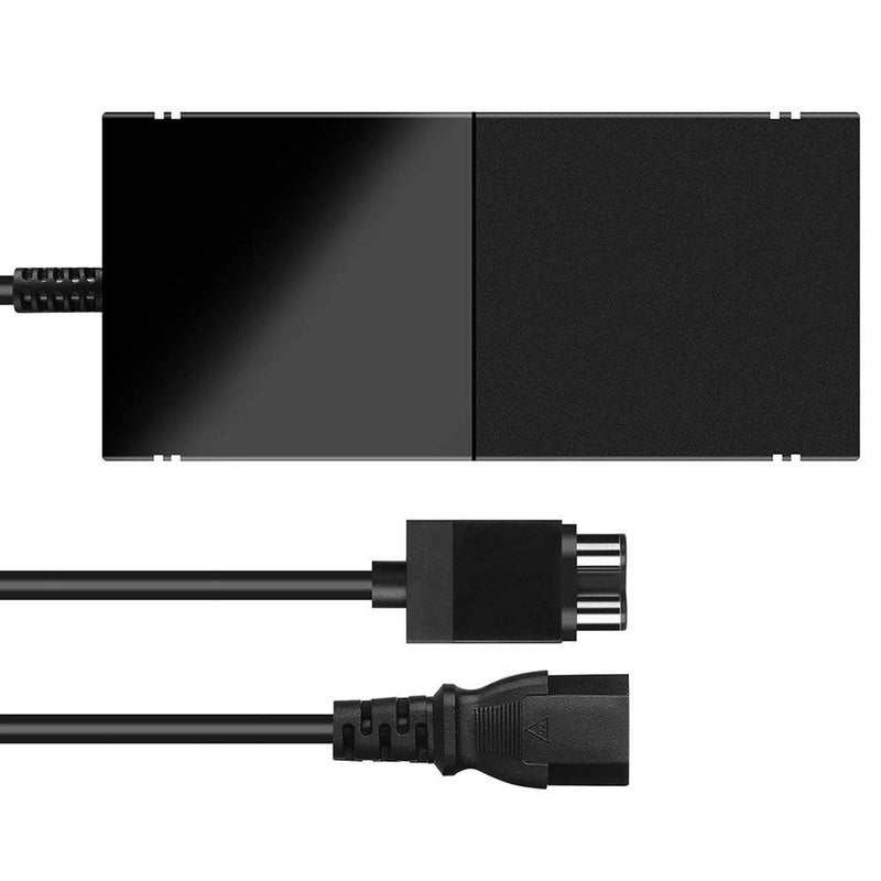 SUMLINK Power Supply Brick for Xbox One, AC Adapter Cable Replacement Kit for Xbox One Console Games, Auto Voltage 100-240V, Black (Brick+2*Cable) - Image 4